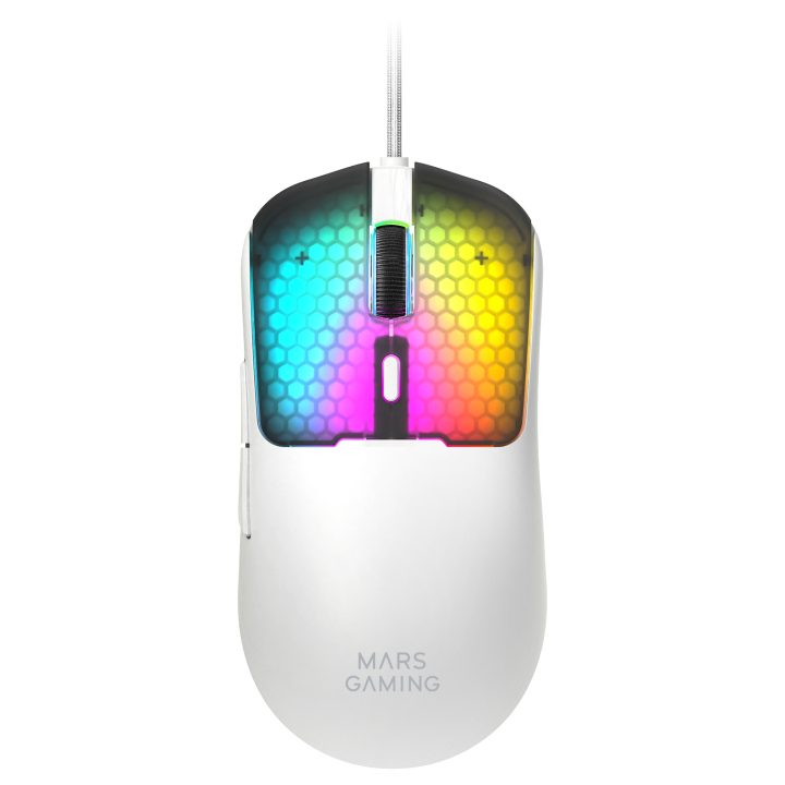 Mars Gaming MMVIPERW Right-Handed Gaming Mouse USB Type-A + USB…