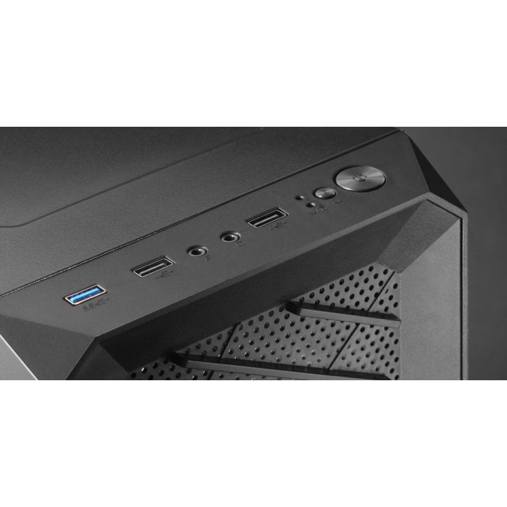 Mars Gaming MC-2000, Caixa Semitorre ATX, Janela Lateral Completa…