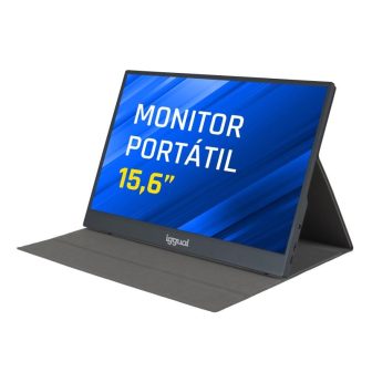 iggual Monitor portátil 15,6" IPS FHD USB-C capa