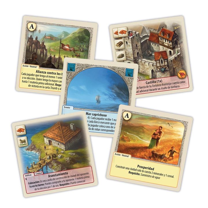 Juego de mesa Devir catan el duelo eras oscuras eras doradas…