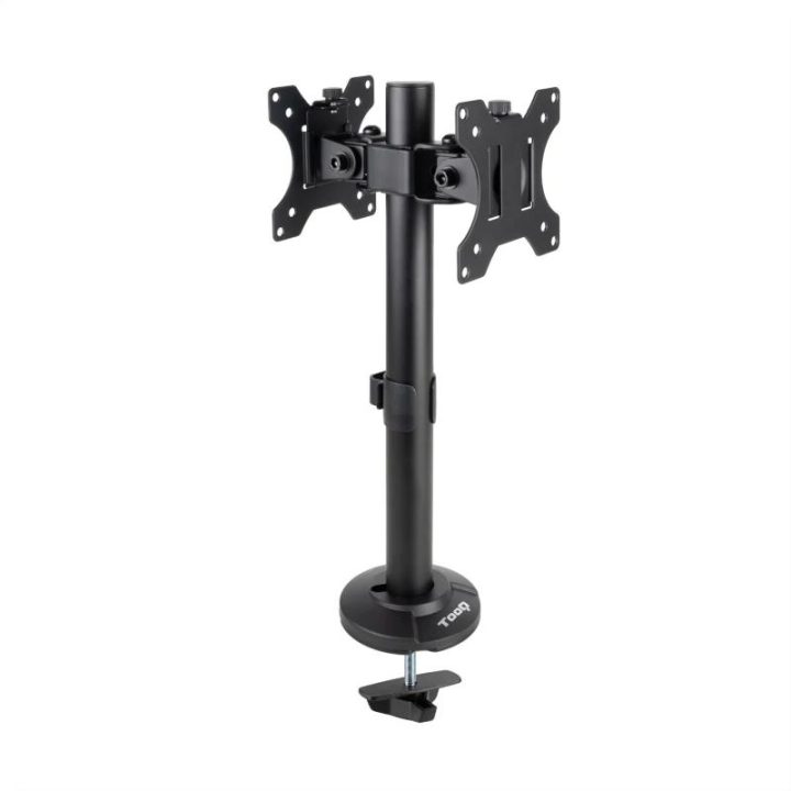 TooQ Suporte de Mesa para 2 Ecrãs 17"-32", Preto