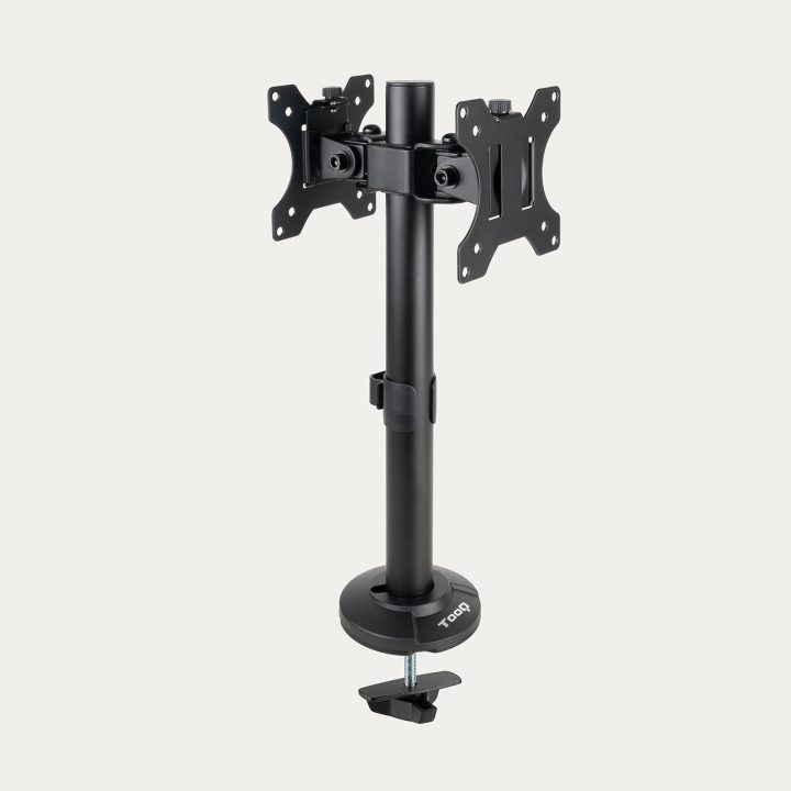 TooQ Suporte de Mesa para 2 Ecrãs 17"-32", Preto