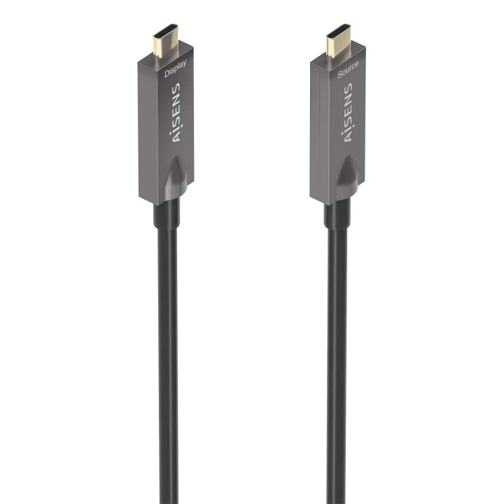 AISENS - Cabo USB 3.1 Gen2 10Gbps AOC 4K@60Hz 3A 60W E-Marker, tipo…