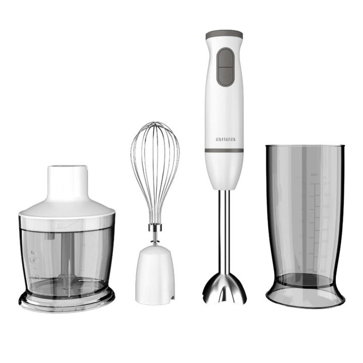Aiwa Kenkiri 800 Plus 600W Hand Blender + 500ml Beaker (ABL-800P)