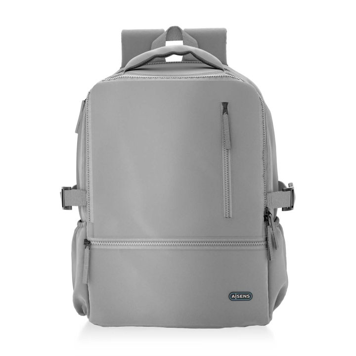 AISENS Water-Repellent Sports Backpack for 15.6" Laptop, Gray