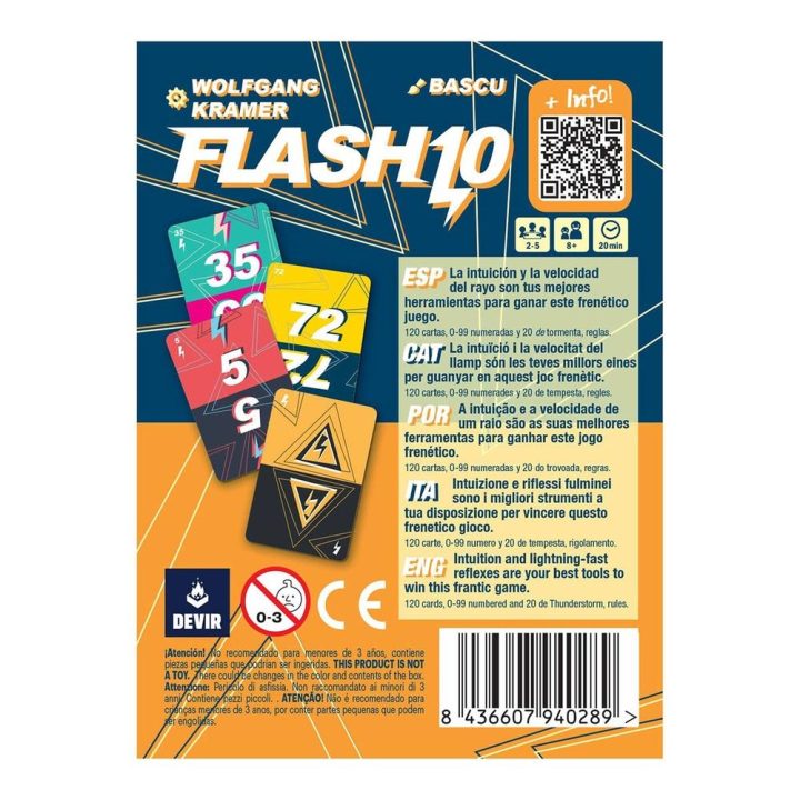 Devir Flash 10 (pocket) board game (BGFLML)