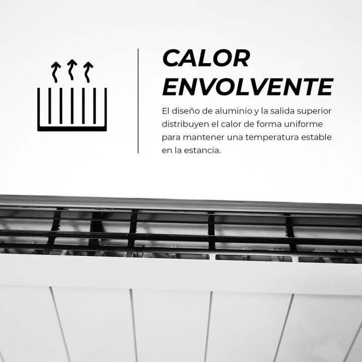 Yoevu - radiador eléctrico bajo consumo-10 elementos-1500…