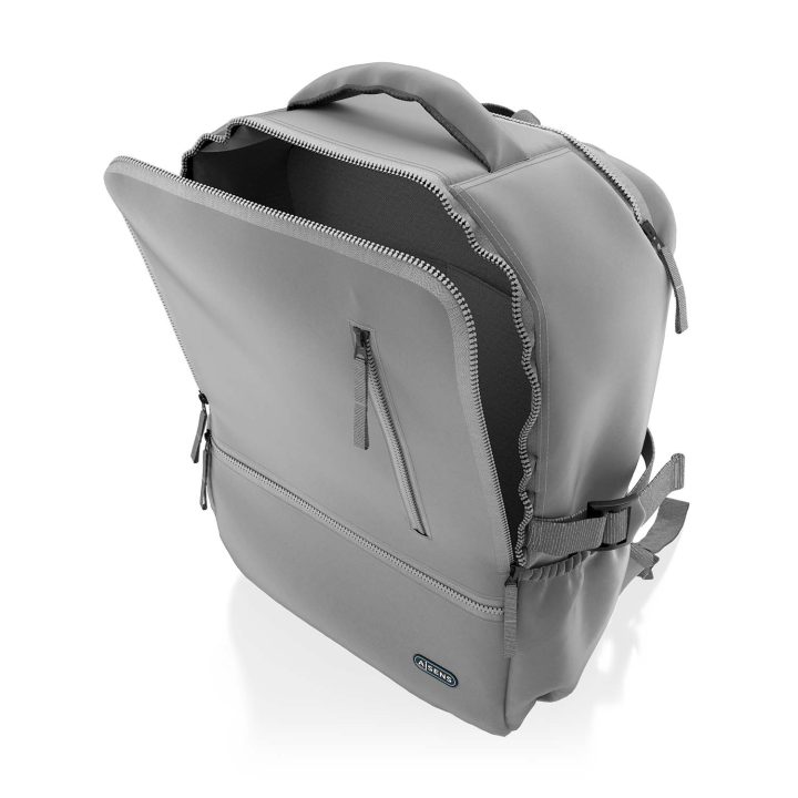 AISENS Water-Repellent Sports Backpack for 15.6" Laptop, Gray