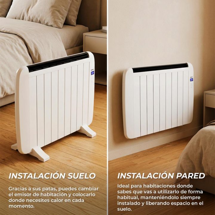 Yoevu - radiador eléctrico bajo consumo-10 elementos-1500…