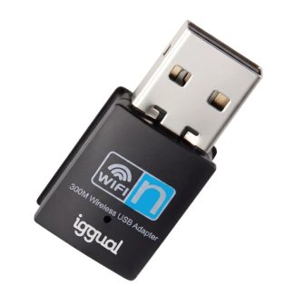 iggual USB Wi-Fi Adapter 300 Mbps Single Band 2.4GHz