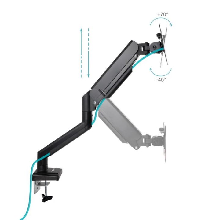 TooQ DB1334TNR-B soporte para monitor 34" Escritorio Negro