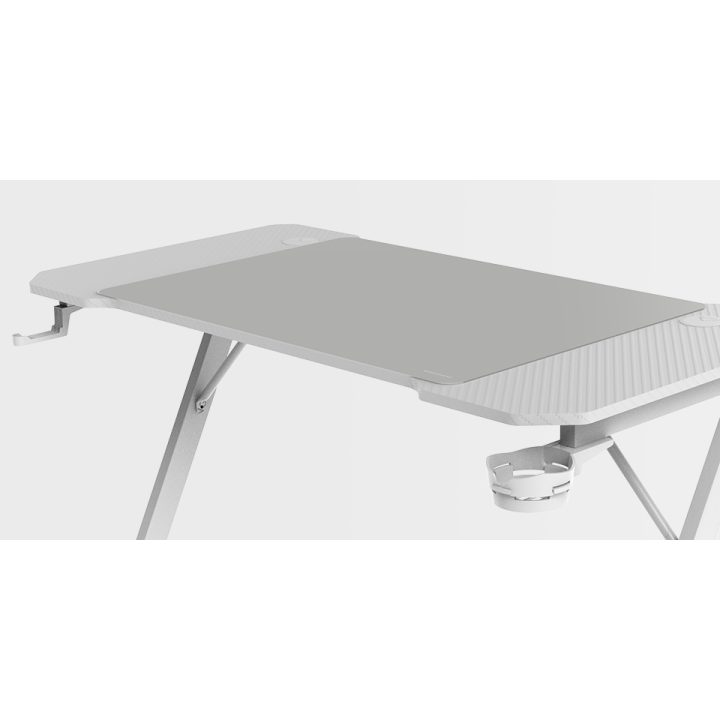 Mars Gaming MGD-X120, Ergonomic Gaming Desk, Carbon Fiber Surface…