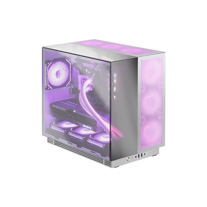 Mars Gaming MC-NOVA3, Caixa Gaming Custom XXL E-ATX, Vidro Cromado…