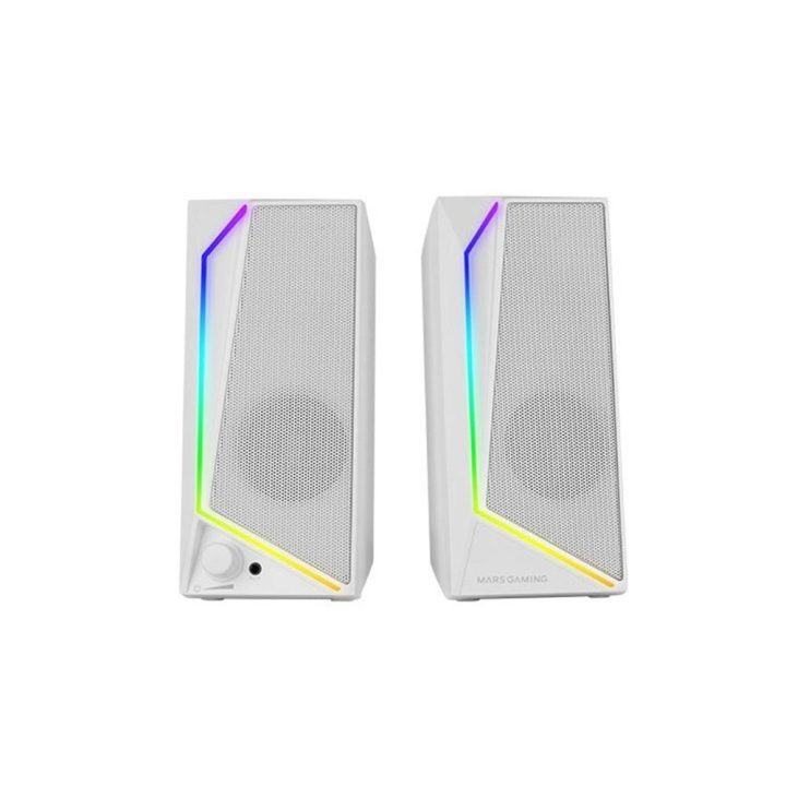 Mars Gaming MS72W Speaker White Wired 15 W