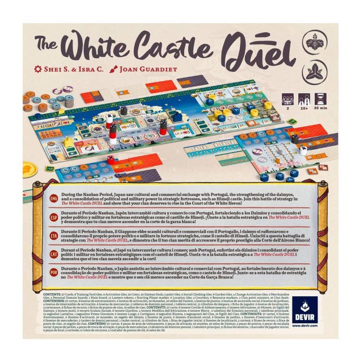 Devir Jogo de tabuleiro White Castle: Duel (BGWCDML)