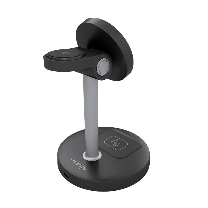 AISENS 4-in-1 15W USB-C Wireless Charger for Phone, Apple Watch…