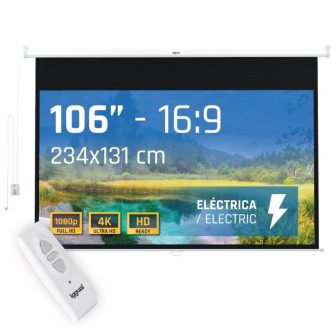 iggual Electric Projection Screen 16:9 106" 234x131 cm