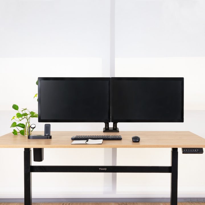 TooQ DB1434TNR-B suporte para monitor 34" Secretária Preto