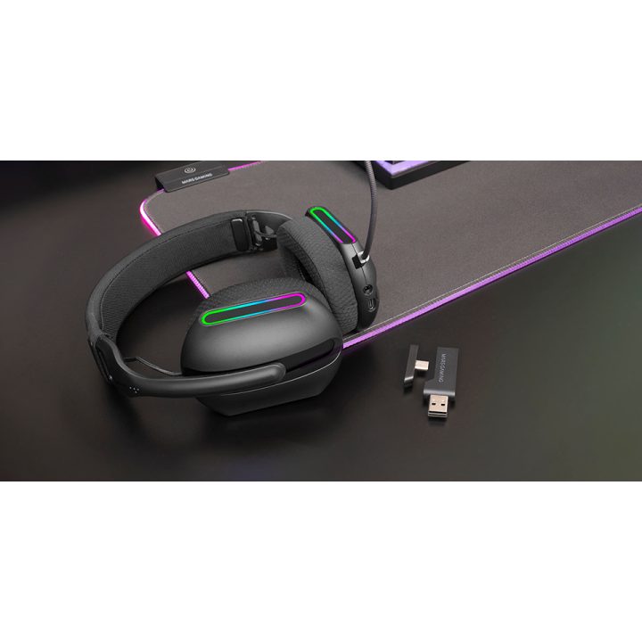 Mars Gaming MHW-PRO Auscultadores Sem Fios e Com Fios de Arco para…