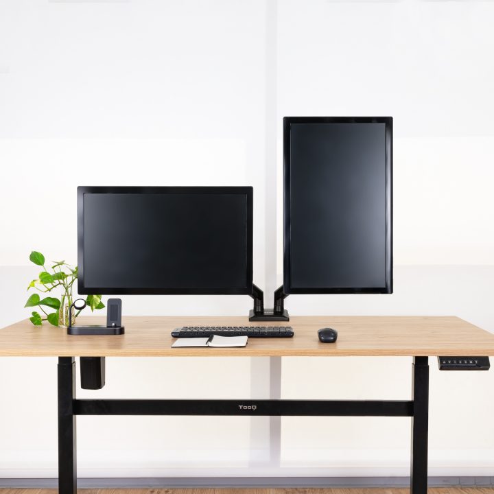 TooQ DB1434TNR-B soporte para monitor 34" Escritorio Negro