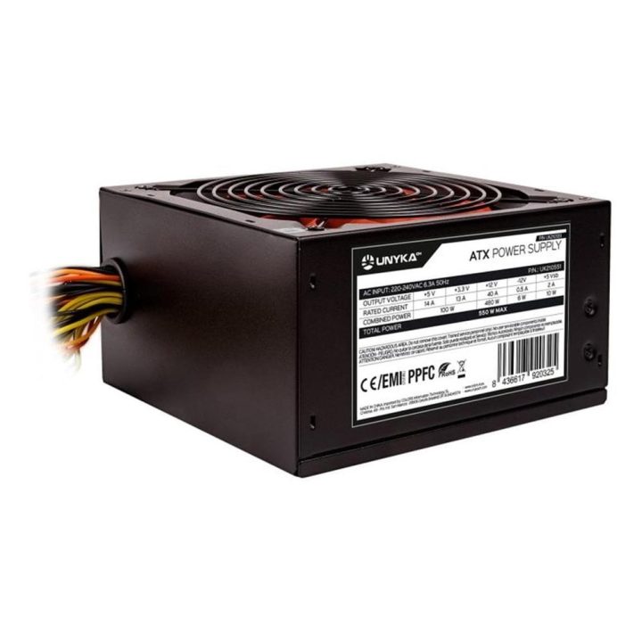 UNYKAch UK210551 unidade de fonte de alimentação 550 W 20+4 pinos ATX…
