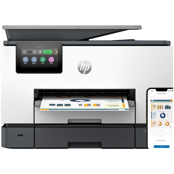 HP OfficeJet Pro 9130b Wireless All-in-One Color Printer, Duplex…