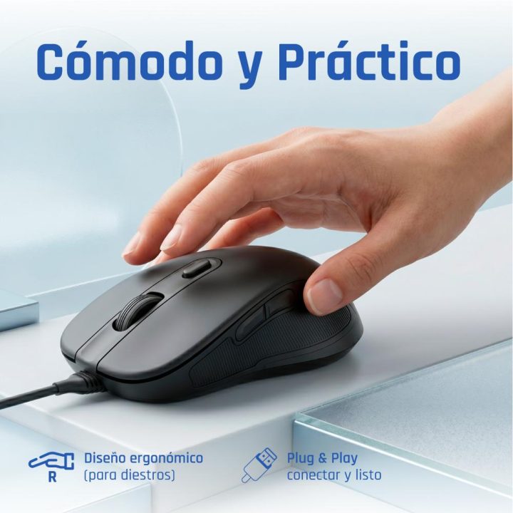 iggual OFFICE-ELITE-PRO-6D 3600DPI Right-Handed Office Mouse USB…