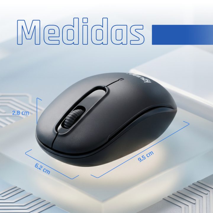 iggual WOM-STANDARD-3D 1000DPI Office Ambidextrous RF Wireless…