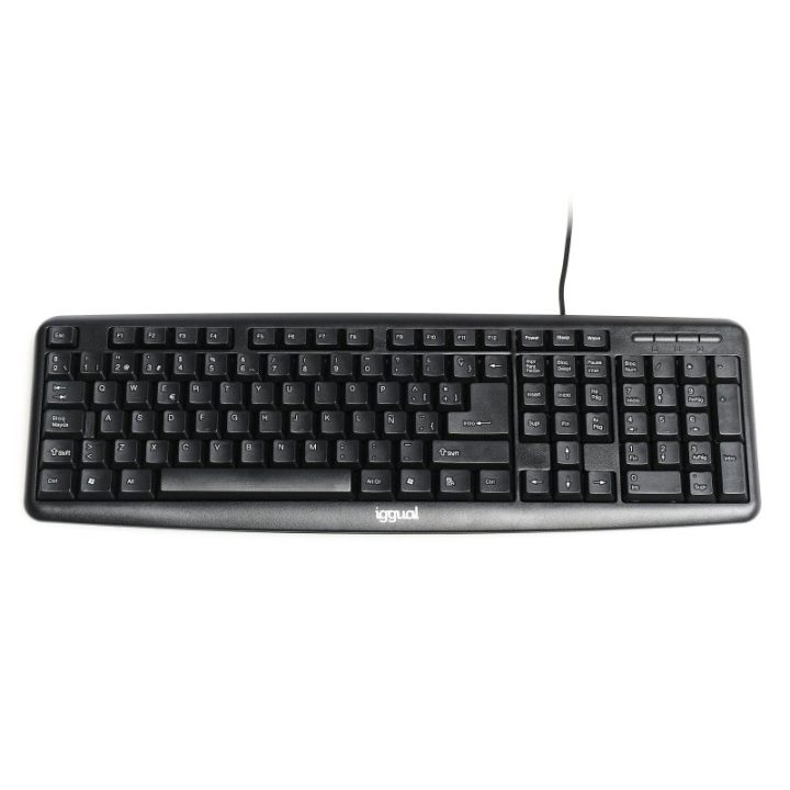 iggual Teclado USB padrão CK-BASIC-105T preto