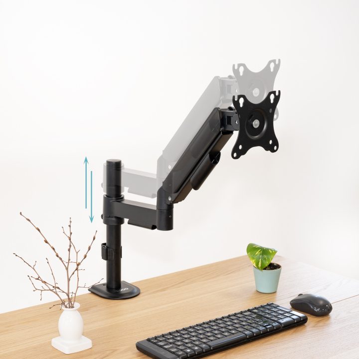 TooQ Suporte de Mesa para Ecrãs 17”-32”, Cor Preto