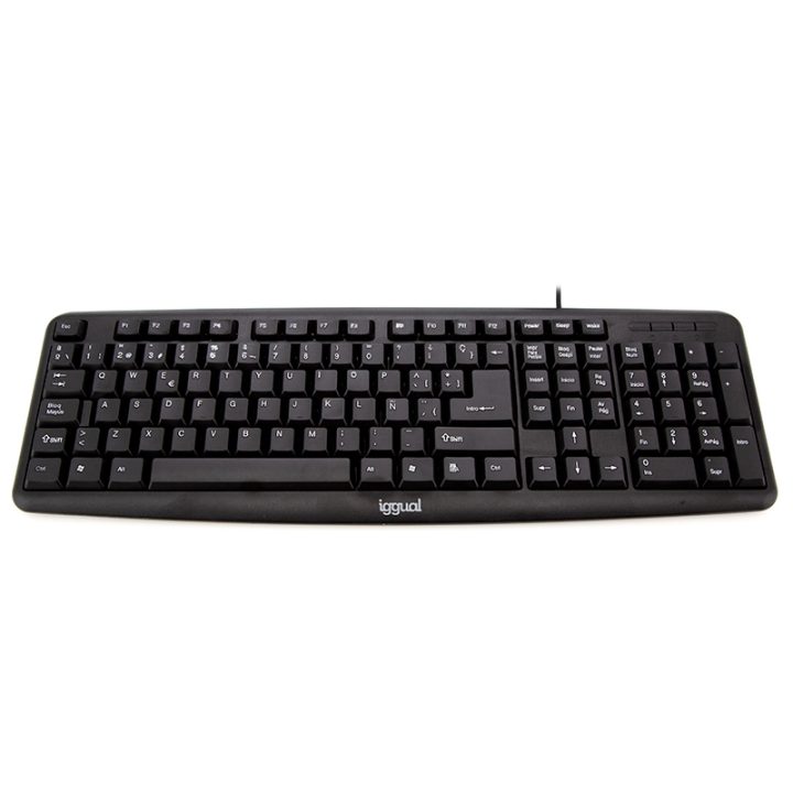 iggual Standard USB Keyboard CK-BASIC-105T Black