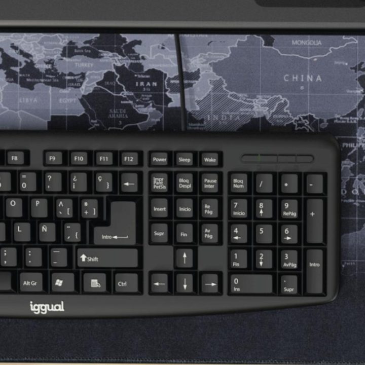 iggual Standard USB Keyboard CK-BASIC-105T Black