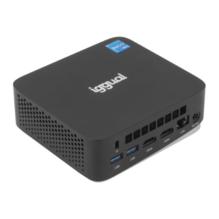 iggual Mini PC Teseracto i5 1235U 16+512GB 2xHDMI