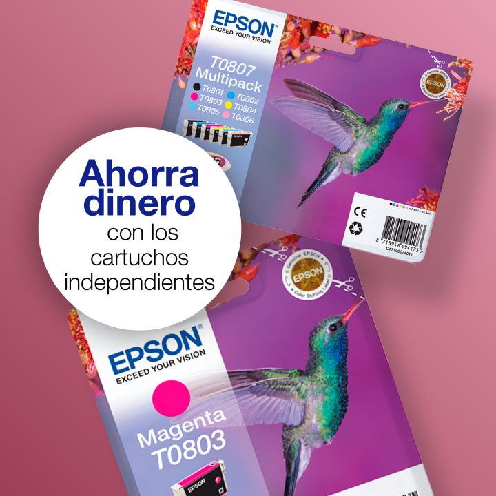 Epson Hummingbird Cartucho T0802 ciano