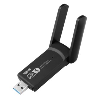 Adaptador USB Wi-Fi iggual 1300 Mbps dual 2.4G/5G