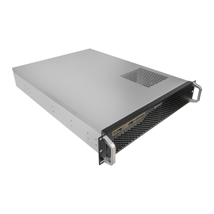 UNYKAch UK2130 Rack Shelf, Silver, Black