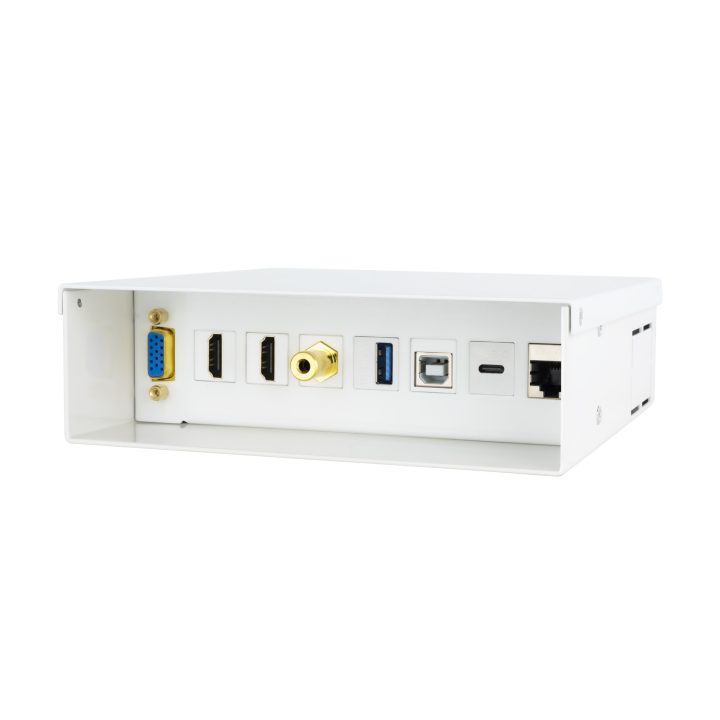 Nanocable Wall-Mounted Multimedia Connection Box VGA + 2xHDMI +…