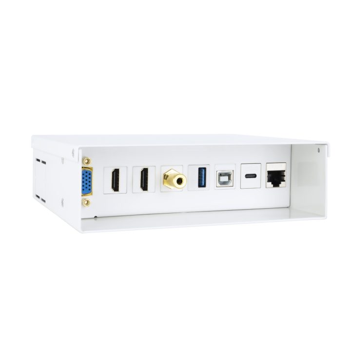 Nanocable Wall-Mounted Multimedia Connection Box VGA + 2xHDMI +…