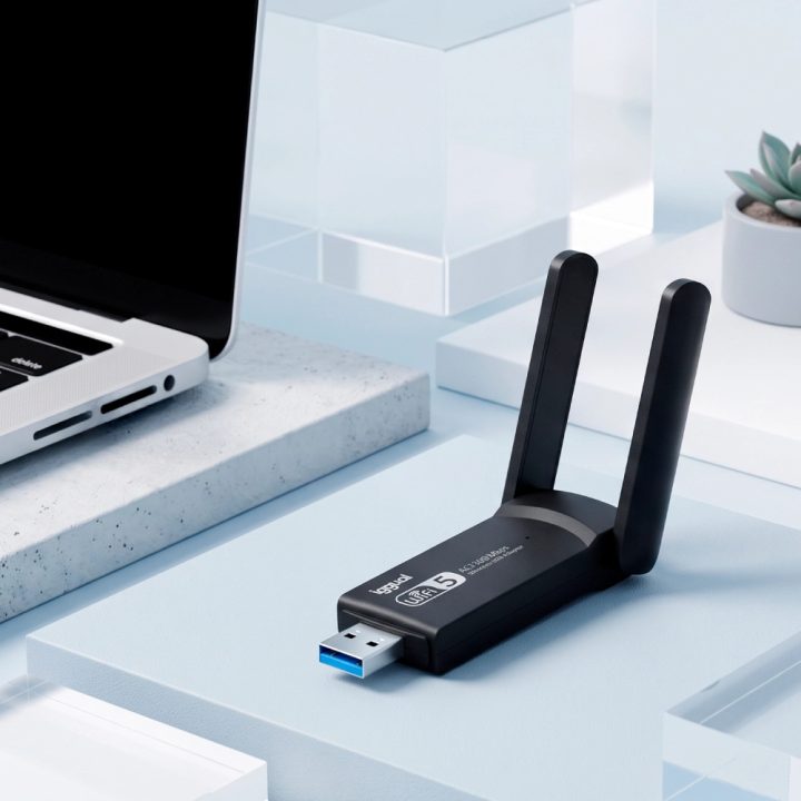 iggual USB Wi-Fi Adapter 1300 Mbps Dual 2.4G/5G