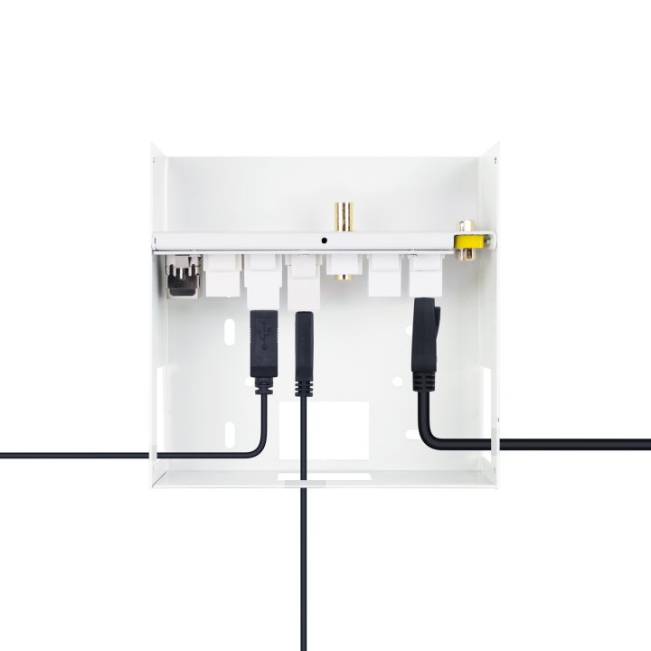 Nanocable Wall-Mounted Multimedia Connection Box VGA + 2xHDMI +…