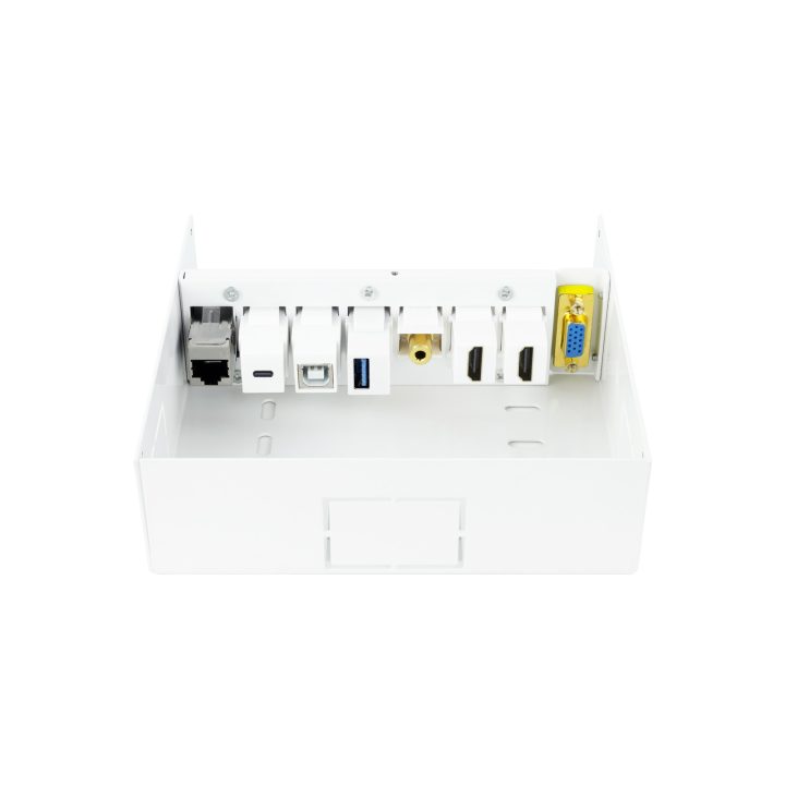 Nanocable Wall-Mounted Multimedia Connection Box VGA + 2xHDMI +…