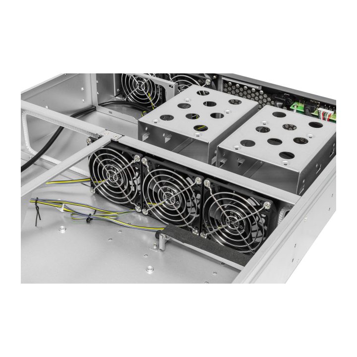 UNYKAch UK2130 Rack Shelf, Silver, Black