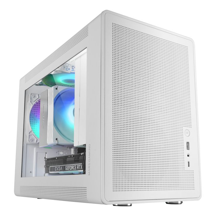 Mars Gaming MC-XPSW Mini Tower White