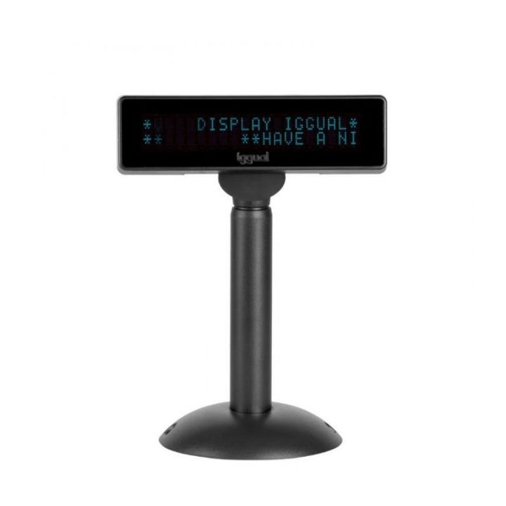 iggual Visor TPV regulable USB VFD 7" INFO DISPLAY