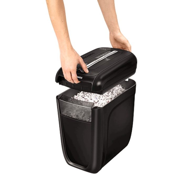 Fellowes 60Cs triturador de papel Corte cruzado 72 dB 23 cm Preto