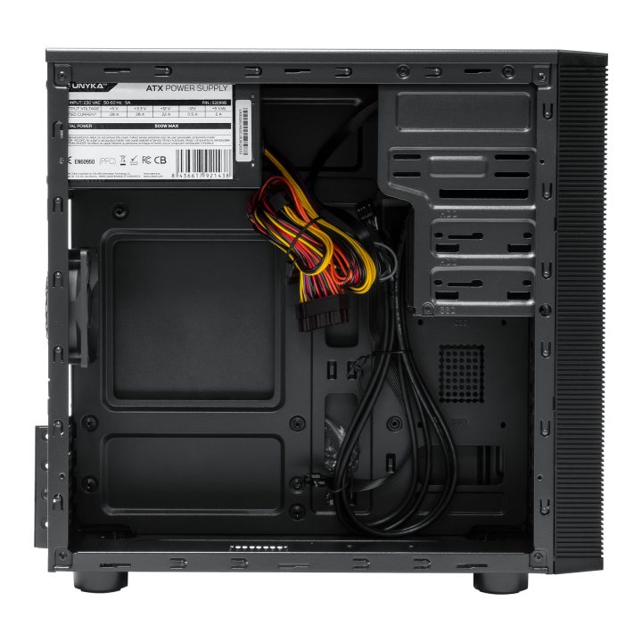 UNYKAch Caixa Micro ATX AERO C15 com fonte ATX de 500W