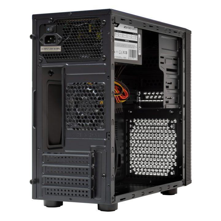 UNYKAch Caixa Micro ATX AERO C15 com fonte ATX de 500W