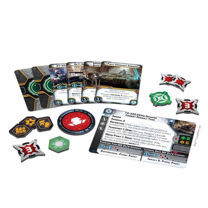 Asmodee Board Game Star Wars Legion: TX-225 Occupier Assault Tank…