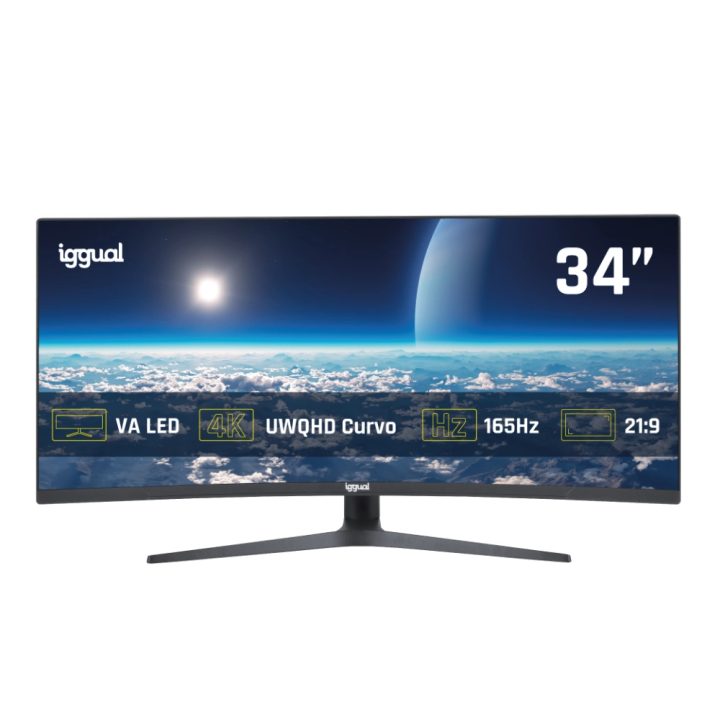 iggual IGG319543 34" UWQHD 165 Hz VA curvo