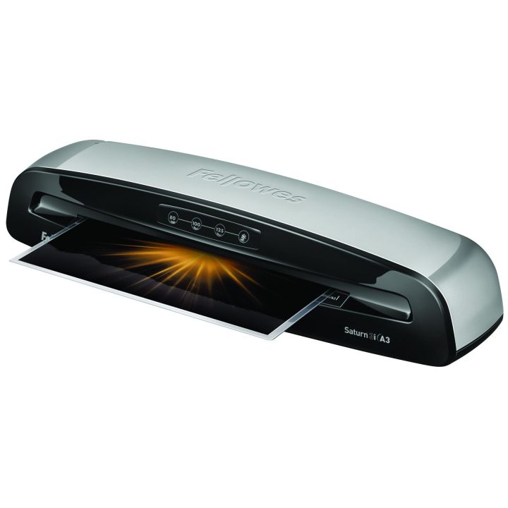 Fellowes Saturn 3i Cold/Hot Laminator 300 mm/min Black, Silver